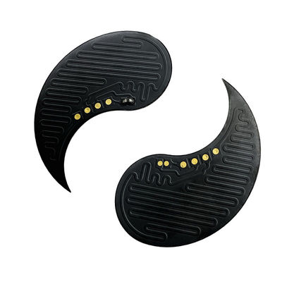 Flexibler PU-Heizungs-Film klare Amber Colored Thin Polyimide Film Heater Diameter 30mm